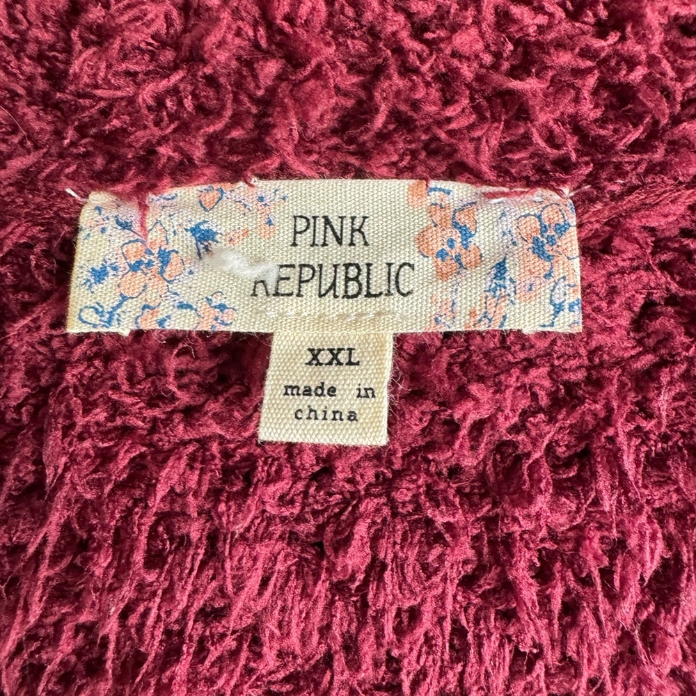 Pink Republic Super Soft Sweater Size XXL - Picture 3 of 4